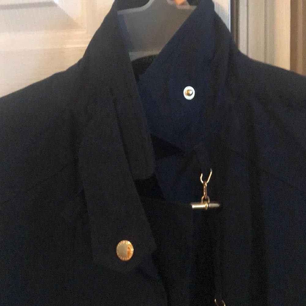 Ralph Lauren Navy Utility Jacket with Gold Accent Hardware - Picture 2 of 5